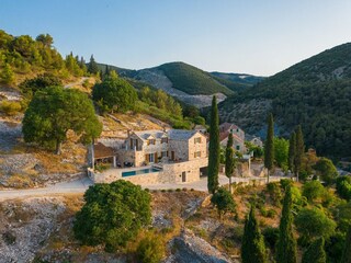 View from small, local road on Villa Ani.