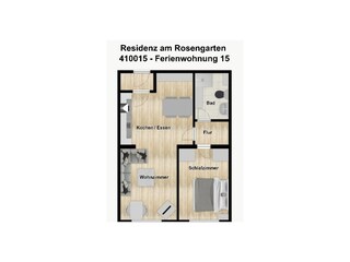 Appartement de vacances Wangerooge Plan d'étage 26