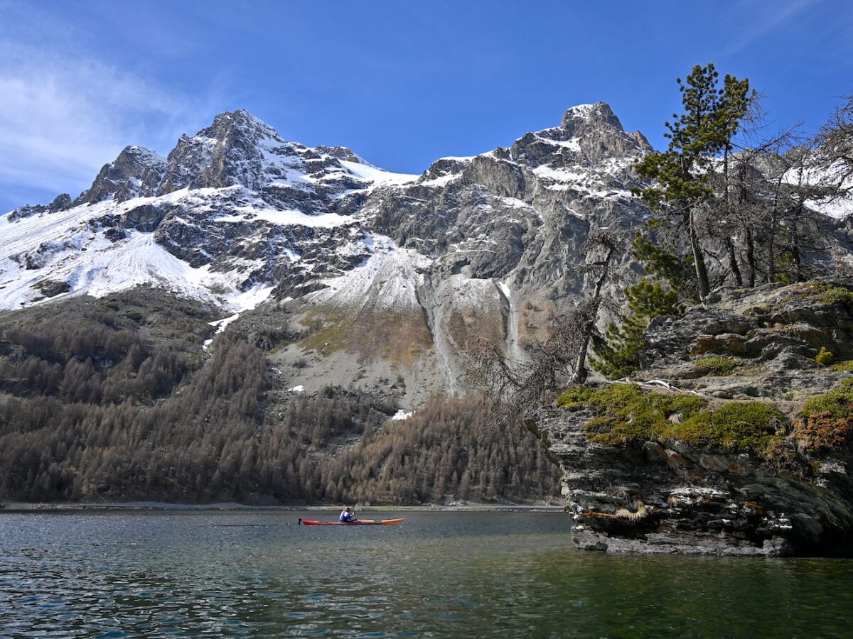 Seekayaken auf dem Silsersee