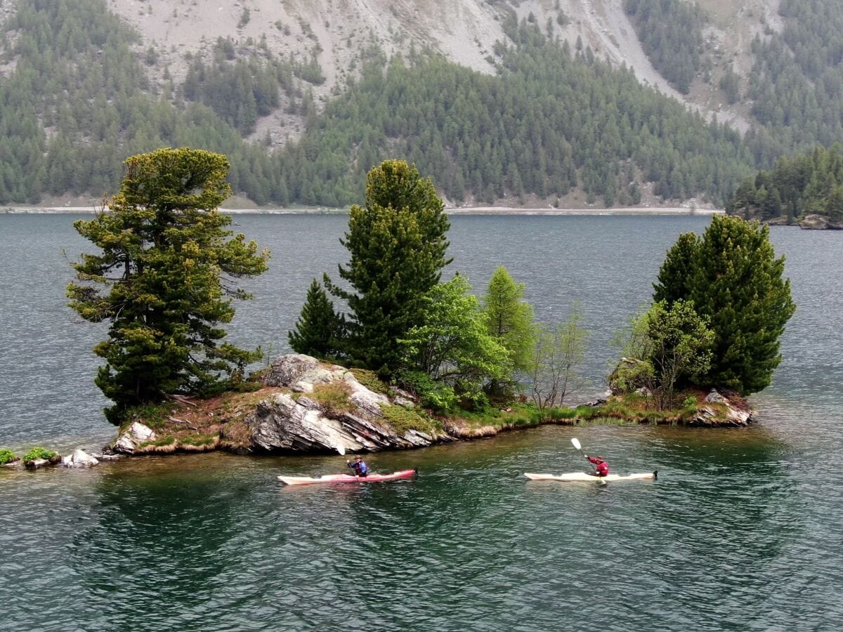 Seekayaken auf dem Silsersee