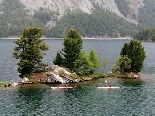 Seekayaken auf dem Silsersee