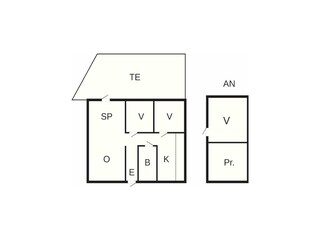 Vakantiehuis Örkelljunga Grondplan 24