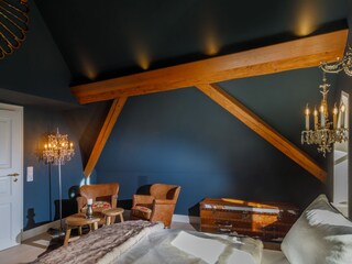 Blick ins zweite Doppelbettzimmer der Ottilienruh-Suite