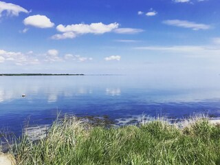 Strand am Mühlendamm mit Blick nach Dänemark