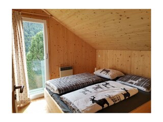 Bedroom 2 - Double room view of the Murtal District