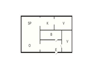 Vakantiehuis Nissafors Grondplan 36