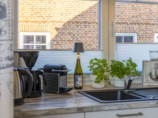 Es gibt eine Filtermaschine und eine Nespresso