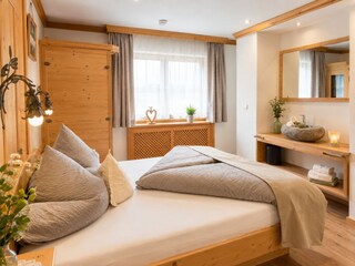 Schlafzimmer mit Sauna