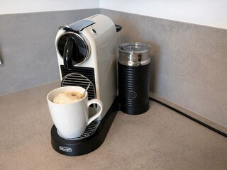 Nespresso Kapselmaschine in der Ferienwohnung Meerwert by Seeblick Ferien ORO
