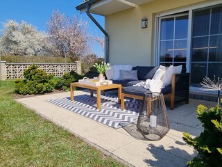Terrasse mit Loungemöbel