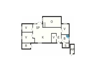 Vakantiehuis Blokhus Grondplan 36