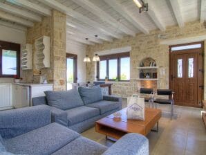 Villa Casa unifamiliar con piscina en la costa noroeste de Creta - Agia Tríada - image1