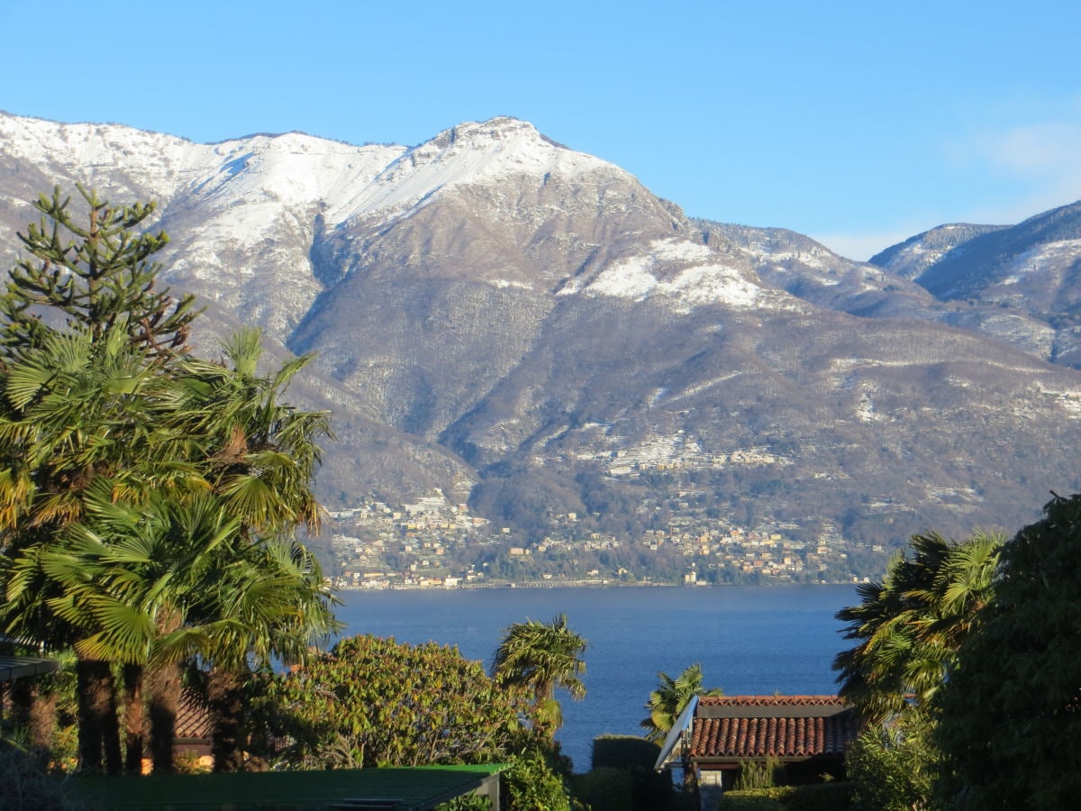 Blick aus der Wohnung im Winter