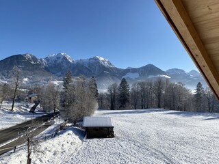 Winterblick Ostbalkon