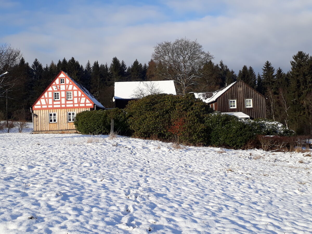 Unser Anwesen im Winter