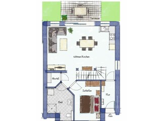 Casa per le vacanze Greetsiel Pianta del piano 13