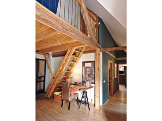 Stairs to the gallery