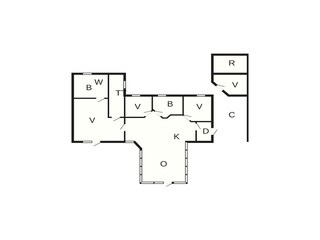 Casa per le vacanze Arrild Pianta del piano 39