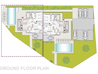 Villa Banjole Pianta del piano 34