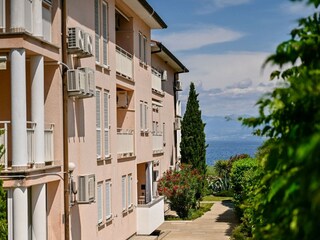 Entrance in the Villa Malin