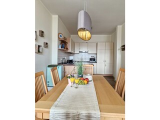 Küche mit Esszimmer