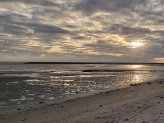 Im Winter am Strand