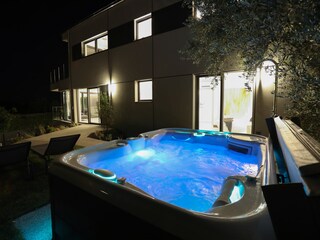 garden at night