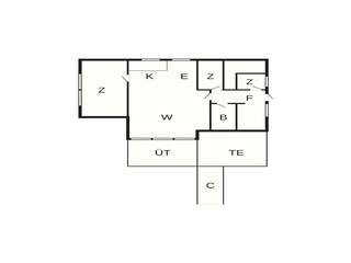Casa de vacaciones Ansager Plano de planta 2