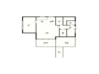 Casa de vacaciones Ansager Plano de planta 41