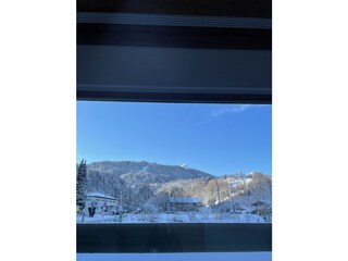 Blick vom Wohnzimmer
