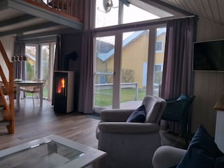 Romantisches Kaminfeuer