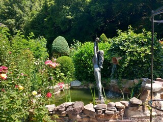 Großer Teich im Garten