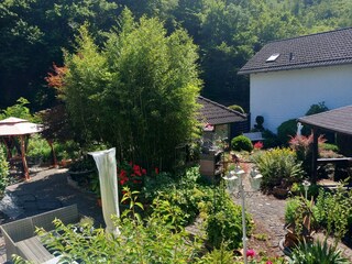 Blick auf den Garten