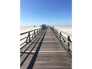 Strandbrücke im Bad