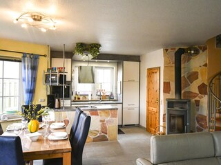 Ferienhaus Zingst Blick auf die Kueche