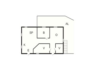Vakantiehuis Simlångsdalen Grondplan 27