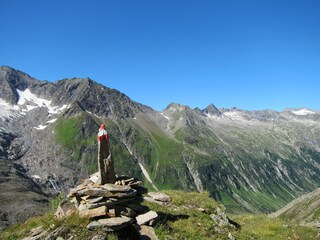 spezielle Wanderwegmakierung