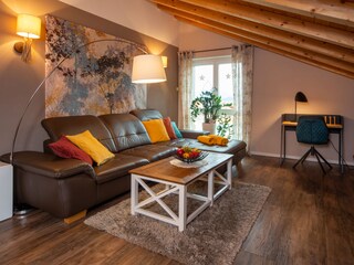 Große Couch zum Relaxen