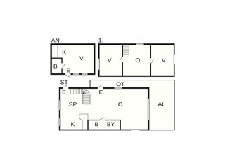 Vakantiehuis Gräddö Grondplan 36