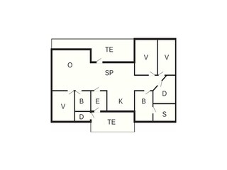 Vakantiehuis Welt Grondplan 15