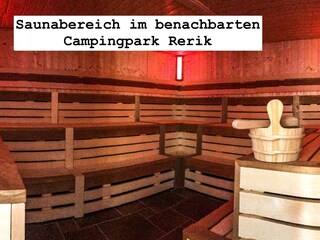 Saunabereich im benachbarten Campingpark Rerik
