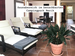 Saunabereich im benachbarten Campingpark Rerik