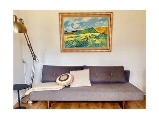 Schlafsofa im Erdgeschoss