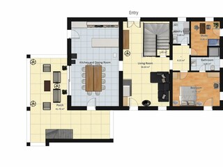 Villa Monterubbiano Pianta del piano 30