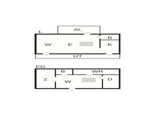 Vakantiehuis Åhus Grondplan 12
