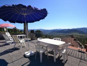 Vakantiehuis Leuk appartement in Sesta Godano met een terras met uitzicht - Borghetto di Vara - image1