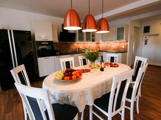 Kitchen with dining room