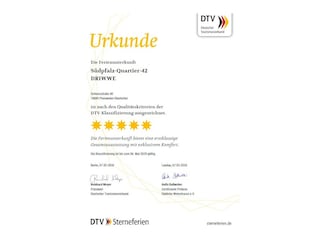 5 Sterne DTV Klassifizierung 2026