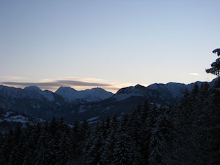 Balkon Aussicht Winter