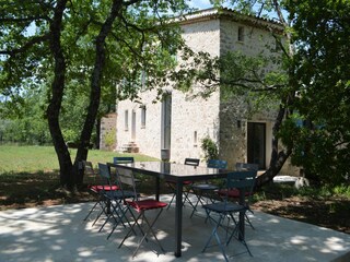 Casa de vacaciones Saint-Paul-en-Forêt Grabación al aire libre 6